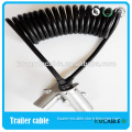 trailer retractable cable with customized working length